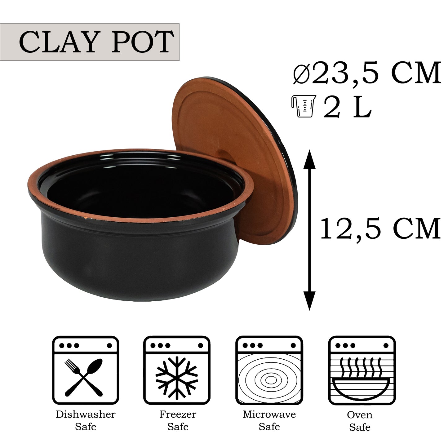 Sarmale Clay Pot 2L - Goditi i sapori tradizionali