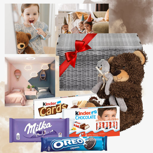 Children's Gift Set: Moment of Magic Bear and Snacks for Children 5 products