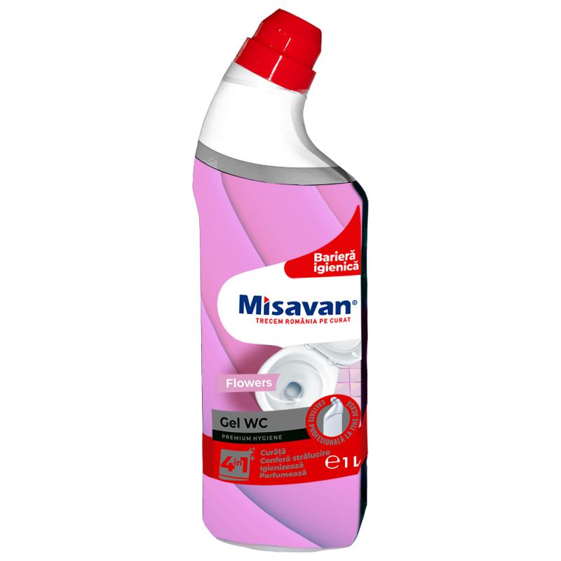 Misavan Gel Higiene Flores 4 En 1 1L