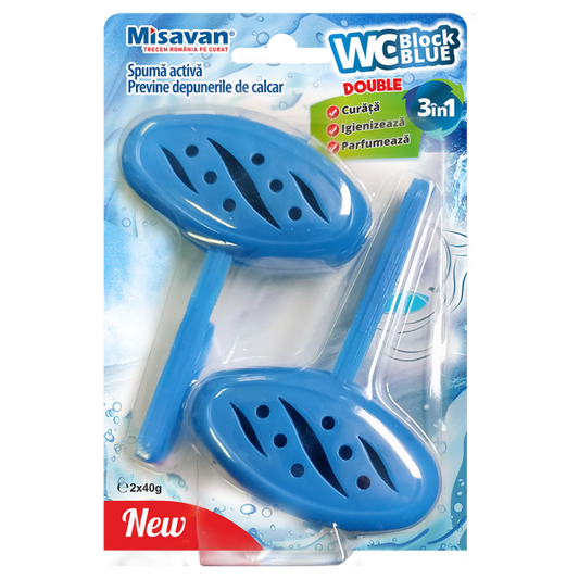 Misavan Toilet Freshener Block Blue 2X40G