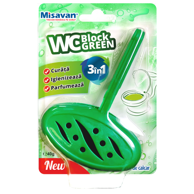 Misavan Toilet Freshener Block Green 40G