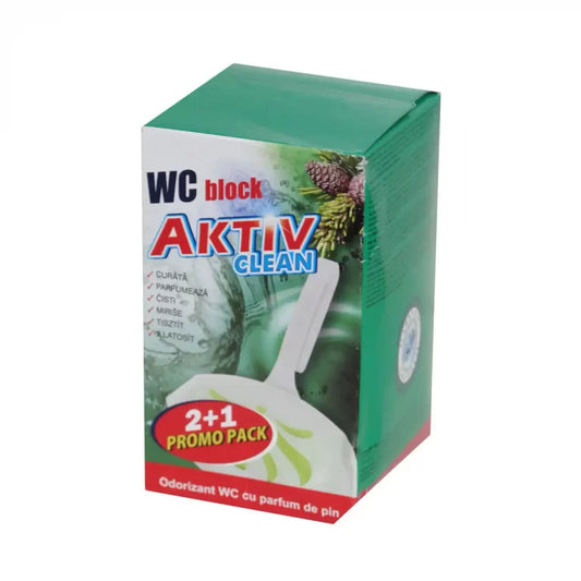 Toilet freshener Aktiv Clean pine scent 3 pcs/box