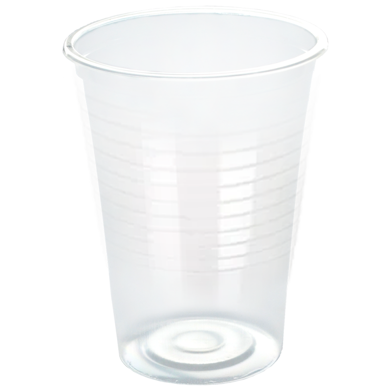 Vasos 230Ml Trsp. 100/juego Italia