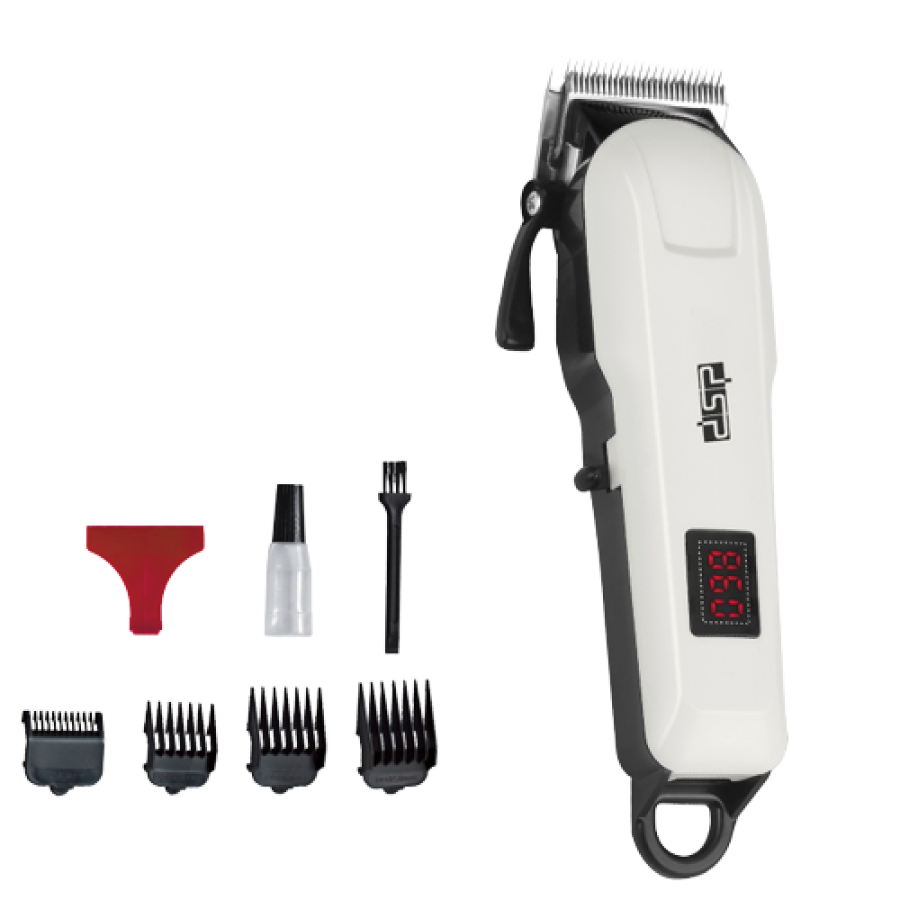 Clipper Ricaricabile DSP 90057 Bianco, 4 Accessori