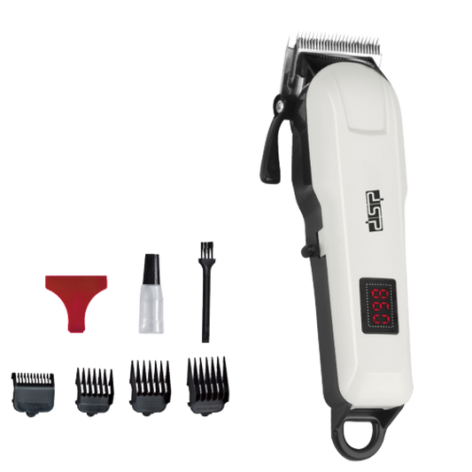 Clipper Ricaricabile DSP 90057 Bianco, 4 Accessori