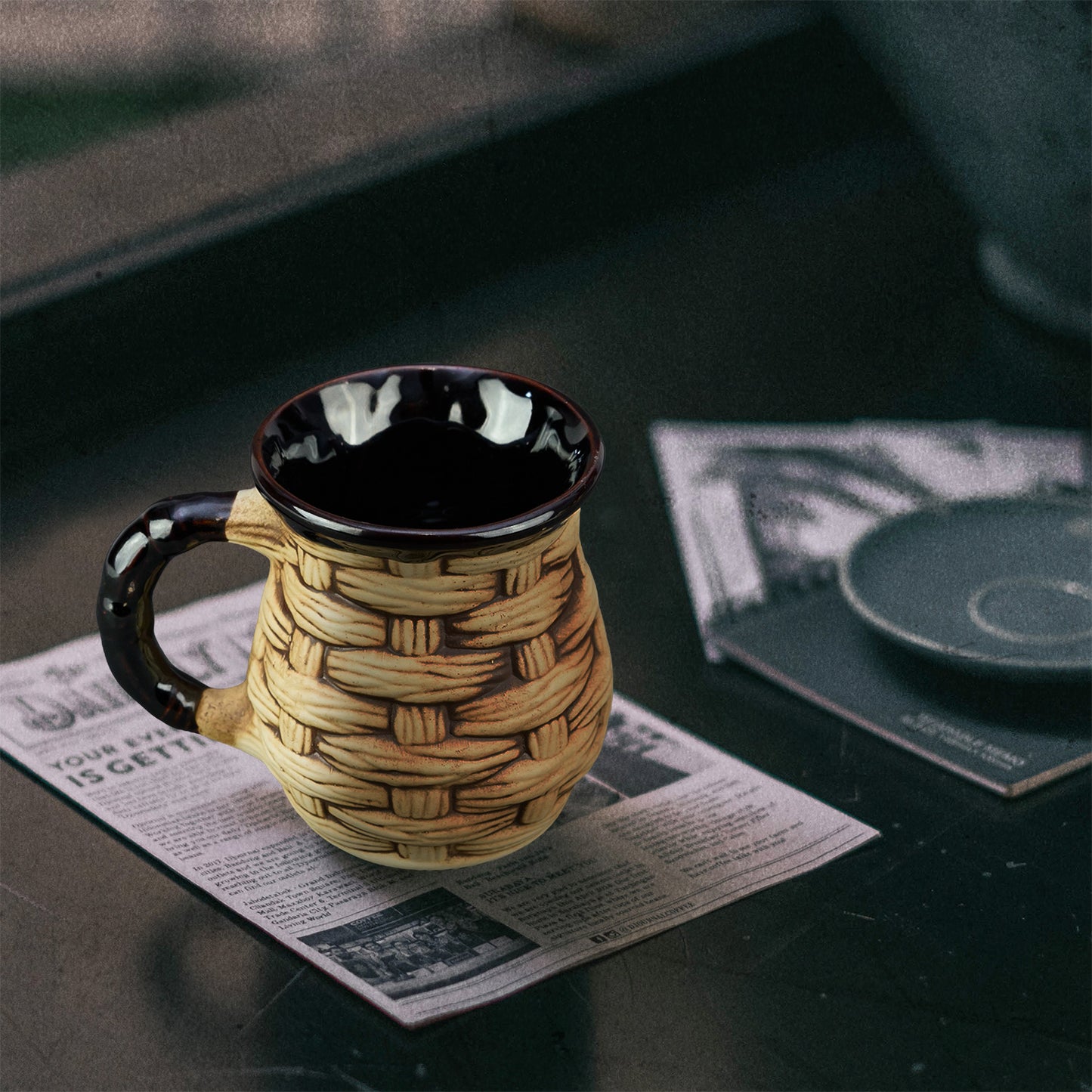 Set of 6 cups with Rustic model, Cesiro