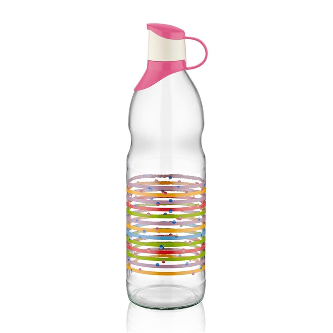 Water bottle, with lid, 1.00 l, Qlux C00254