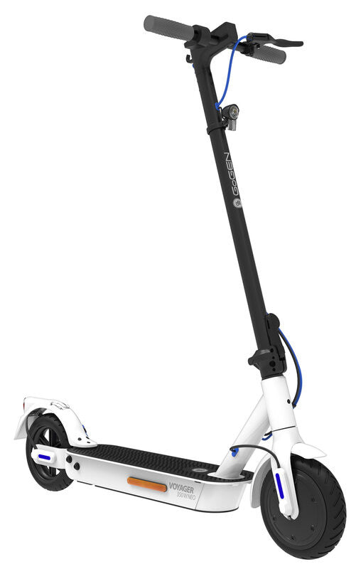 Patinete eléctrico GoGEN VOYAGER NEO S 601W, Plegable, 350 W, 25Km/h, 25 Km, 36 V, blanco