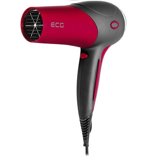 Secador de pelo ECG VV 112, 2200 W, 3 niveles de temperatura, 2 velocidades