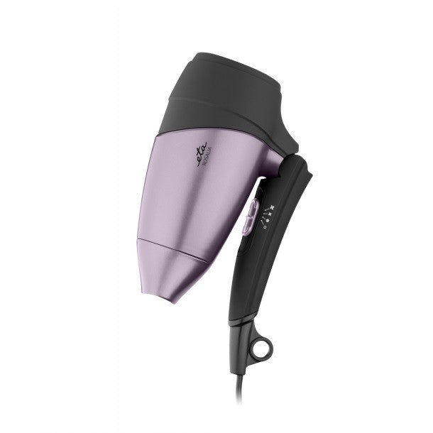 Secador de pelo para viaje ETA Rosalia 6320 morado, 1200 W, 2 velocidades, 3 niveles de temperatura, concentrador