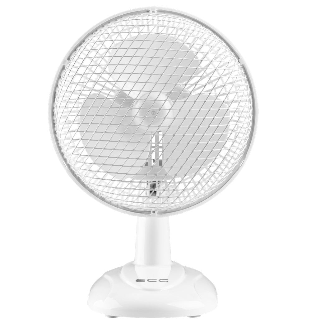 Ventilador de mesa, ECG FT 15a, 20W, 15cm, 2 velocidades, muy silencioso