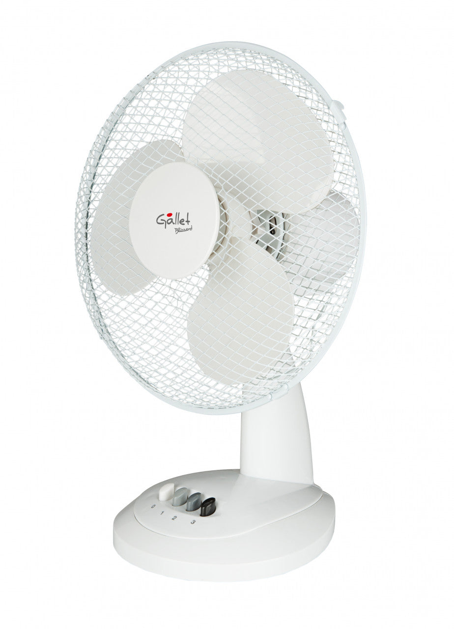 Ventilador de mesa GALLET VEN9, 23 W, diámetro 23 cm, 2 velocidades, oscilación