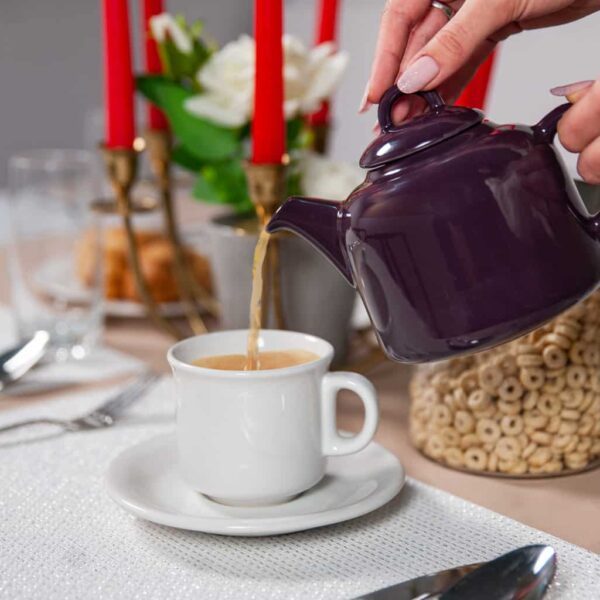 Tea pot, 600 ml, Glossy Dark Purple