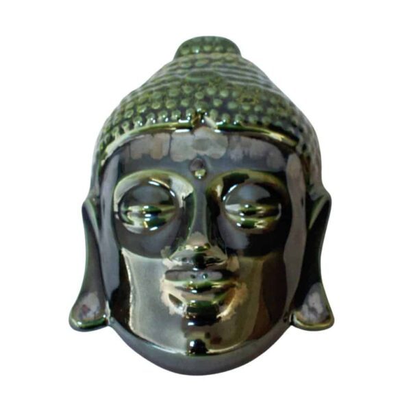 Mask, 25.7 cm x 16.8 cm, Glossy Green