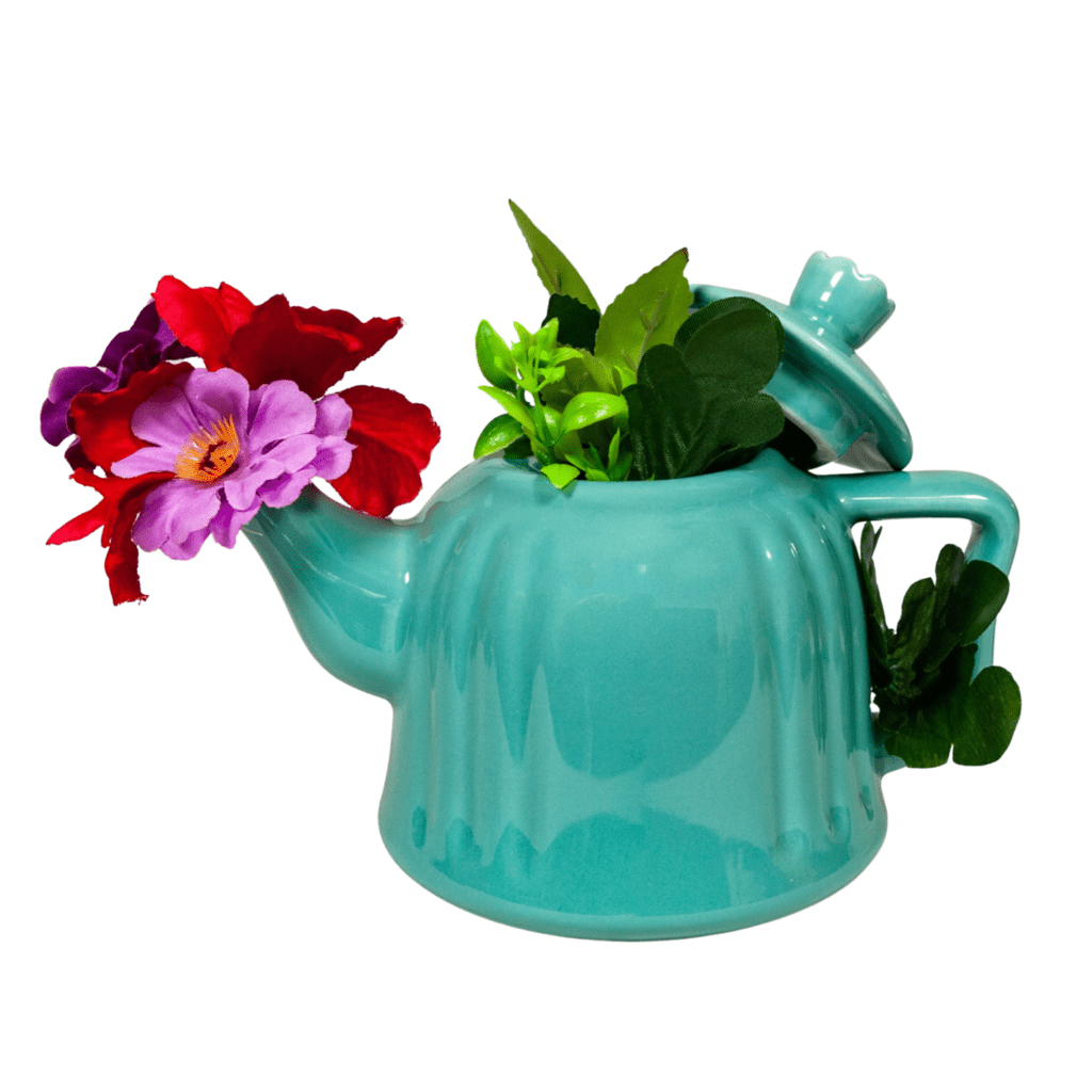 Tea Pot, 700 ml, Glossy Turquoise