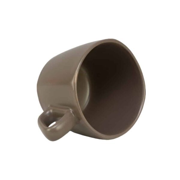 Cup, Square, 120 ml, Matte Brown-Gray