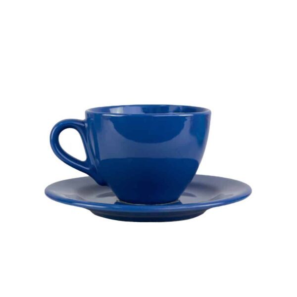 Set Cup with saucer, 160 ml, Glossy Blue