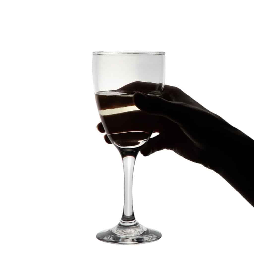 Set de 6 pahare pentru vin roșu, 280 ml, Crystal Clear
