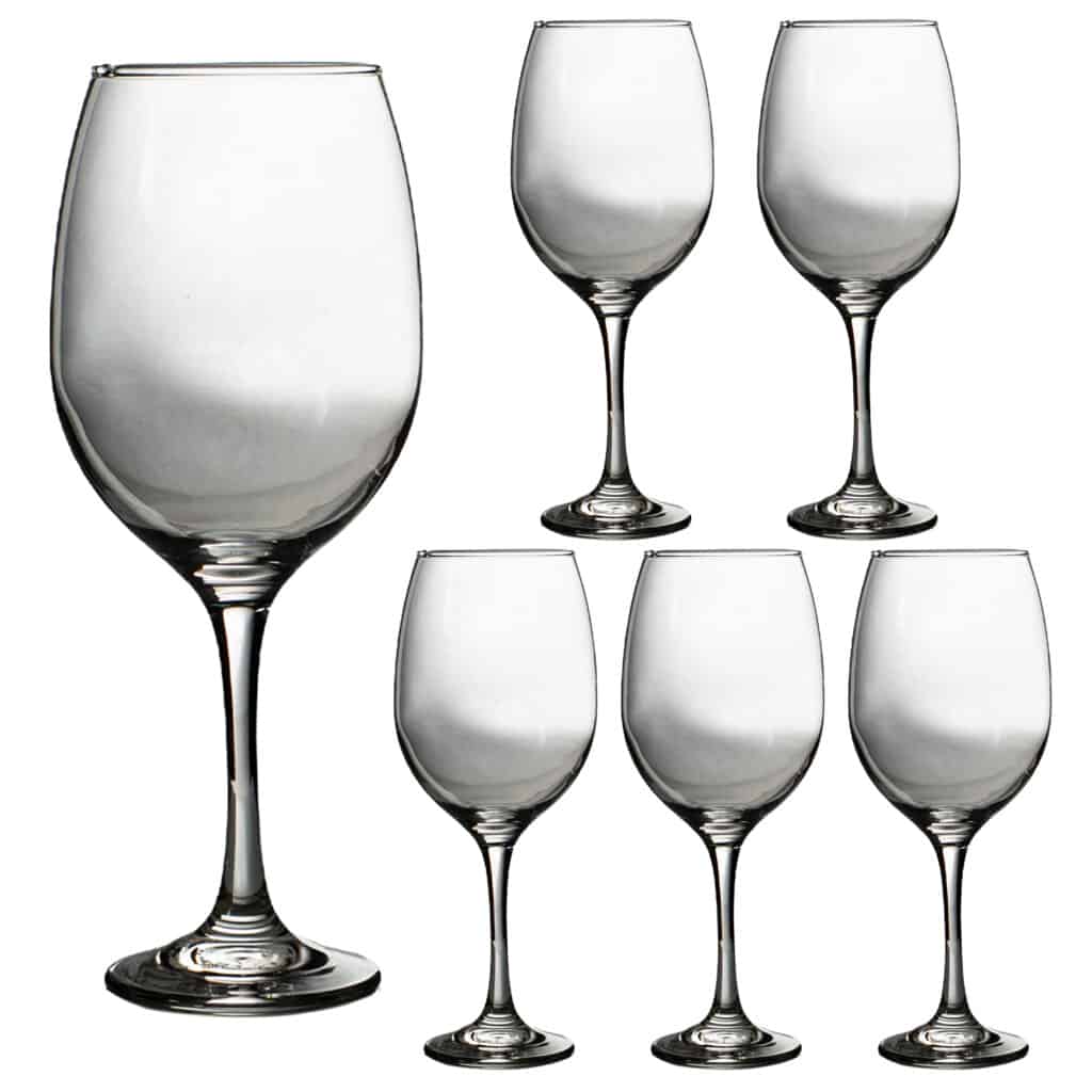 Set of 6  glasses, 580 ml, Crystal Clear