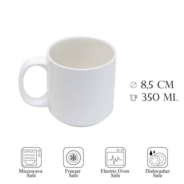 Mug, 350 ml, Porcelain