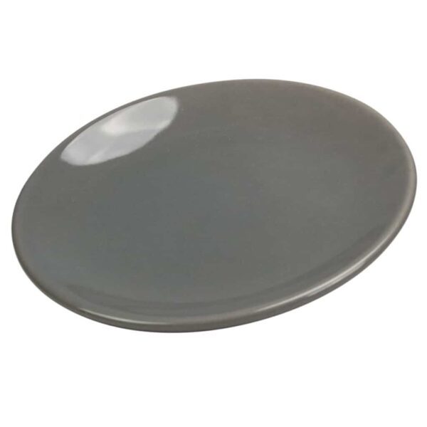 Dessert Plate, Round, 16.5 cm, Glossy Gray