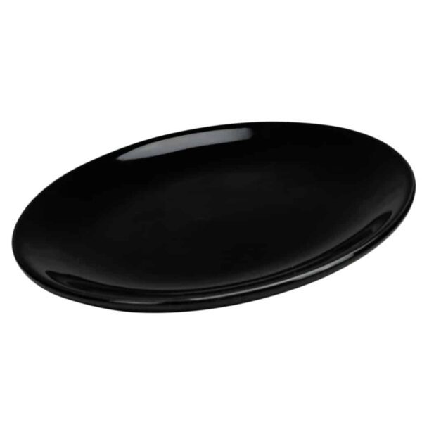 Dessert Plate, Round, 16.5 cm, Glossy Black