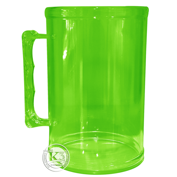 Cană rotundă, rotundă, 250 ml, 8 cm, verde