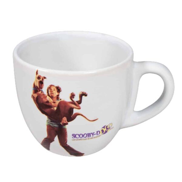Cup, 200 ml, Glossy White decorated with "ScoobyDoo and Shaggy"