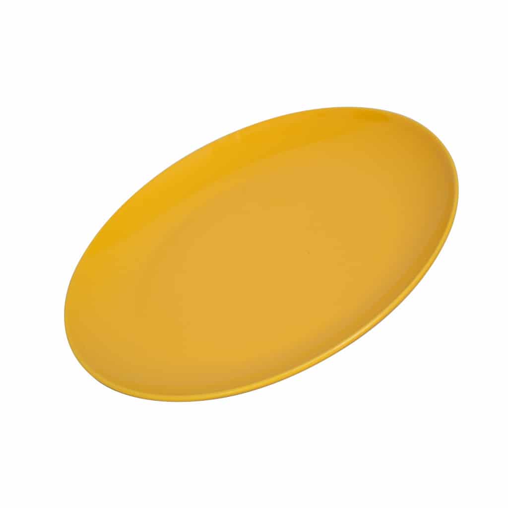 Dinner plate, Round, 28 cm, Glossy Yellow