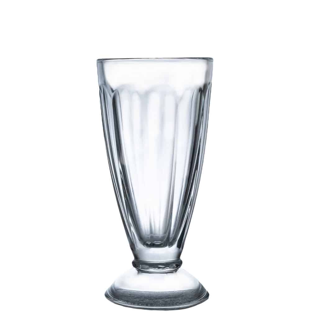 Set of 6 milkshake glassses, 340 ml, Crystal Clear