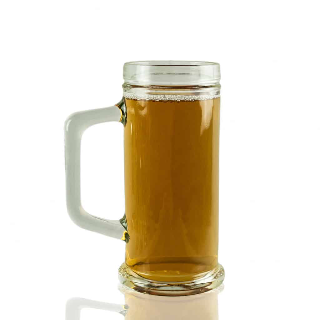 Set of 6 pints for beer, Pure, 400 ml, Crystal Clear