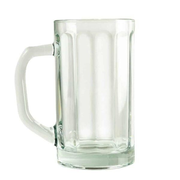 Set of 6 pints for beer, 500 ml, Crystal Clear