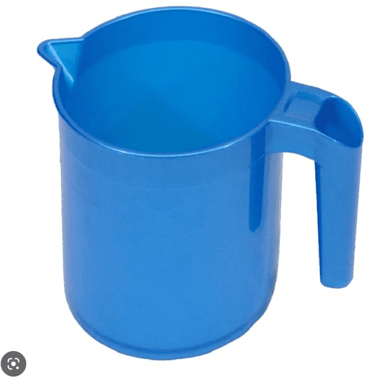 Cup with Handle, Round, 1.5 l, Blue