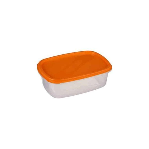 Food Container, Rectangular, 400 ml, Orange