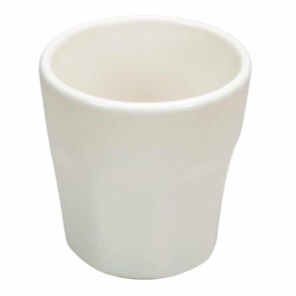 Sticlă ceramică, 70 ml, alb lucios
