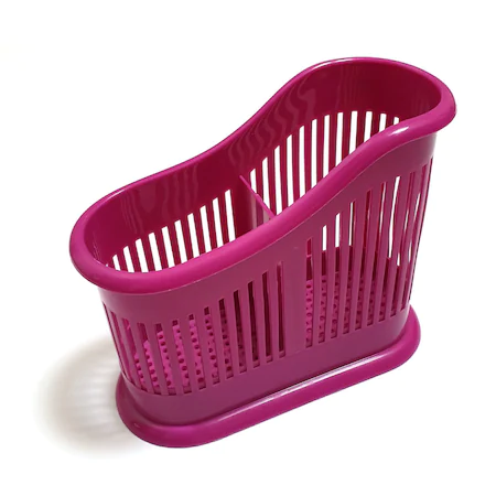 Cutlery holder, Oval, Pink