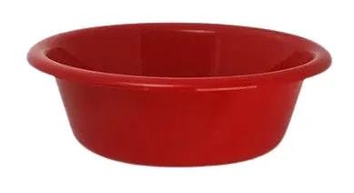 Basin with edge, Round, 4l, Red