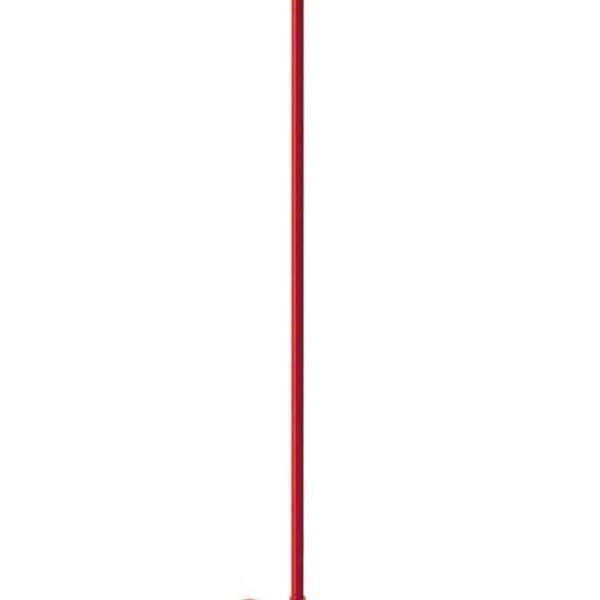 Broom with Stick,"dami", Red