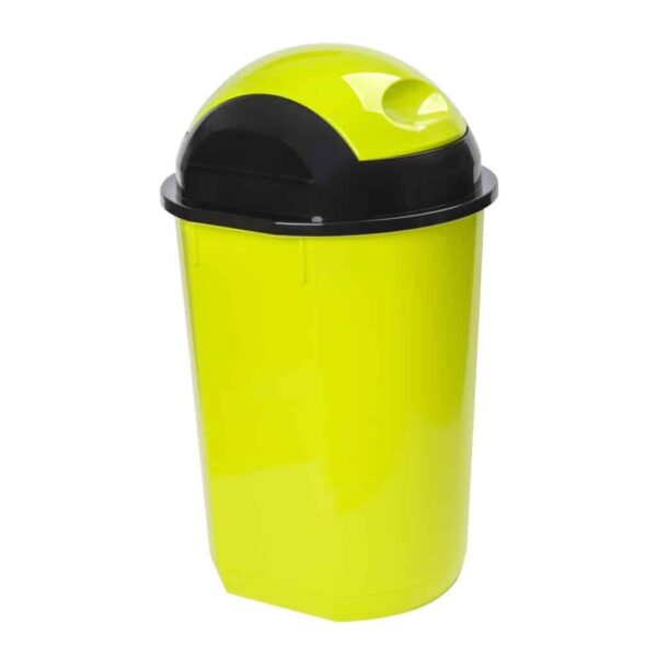 Recycle Bin with lid, 40 l, Green