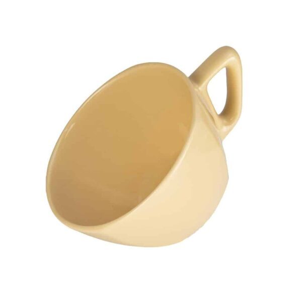 Cup, Square, 400 ml, Glossy Beige