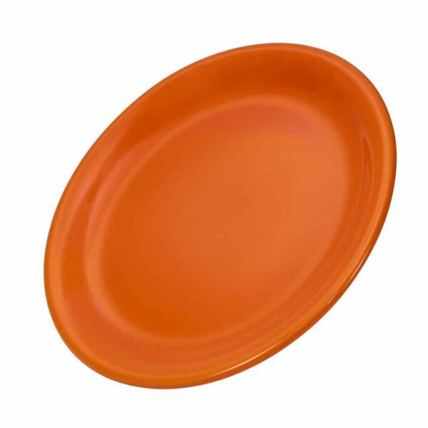 Dessert Plate, Round, 20 cm, Glossy Orange