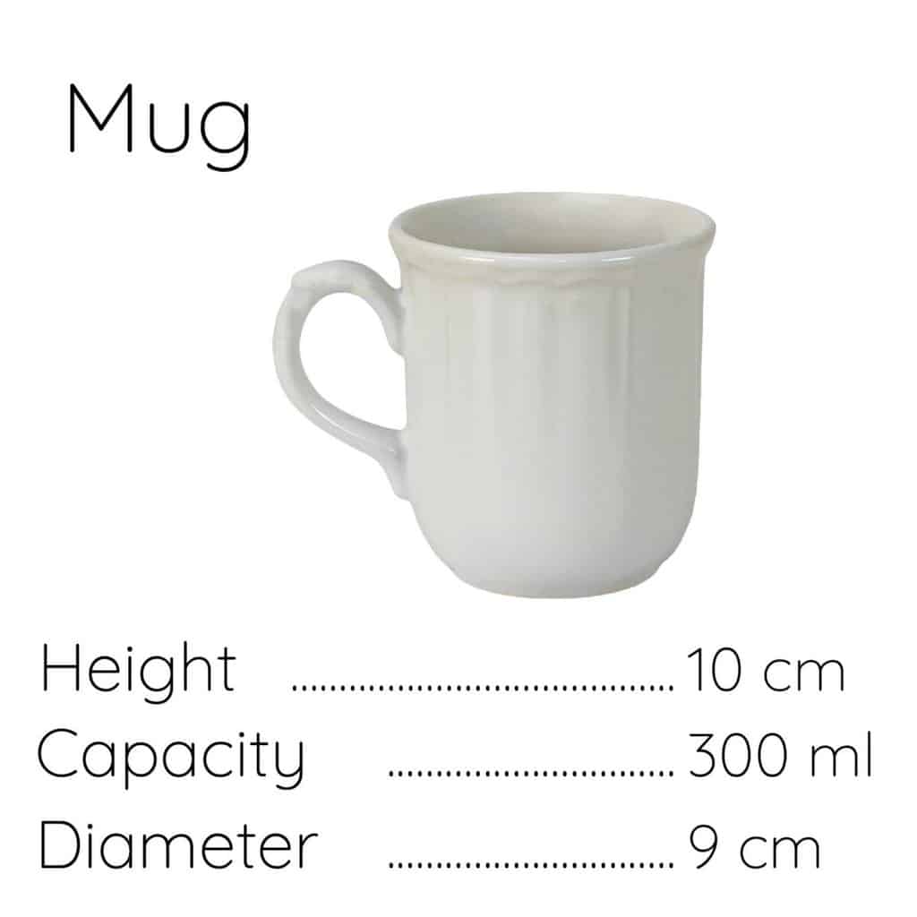 Mug, Round, 300 ml, Glossy White