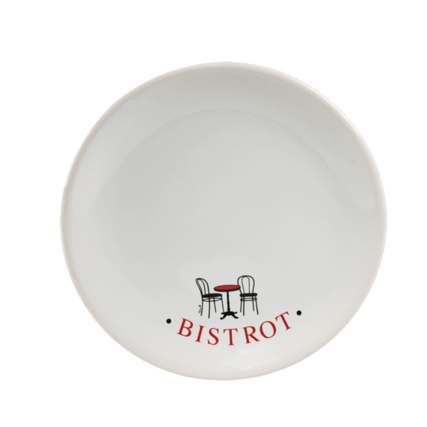 Dessert Plate, Round, 20 cm, Glossy White "Bistrot"
