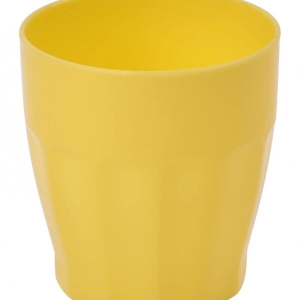 Cup, Round, 200 ml, 8 cm h, Yellow