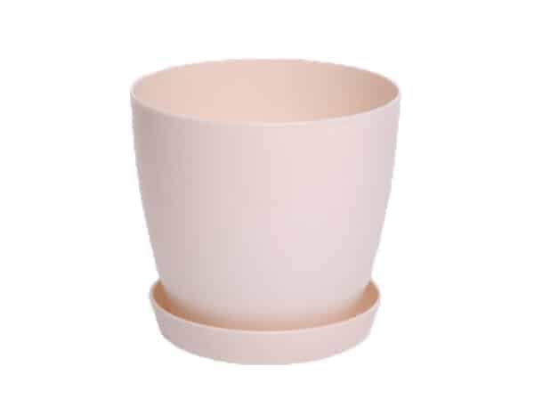 Flower Pot Lala, Round, 10 cm, Pink
