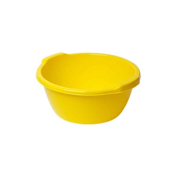 Basin with handles, Round, 3l, Yellow