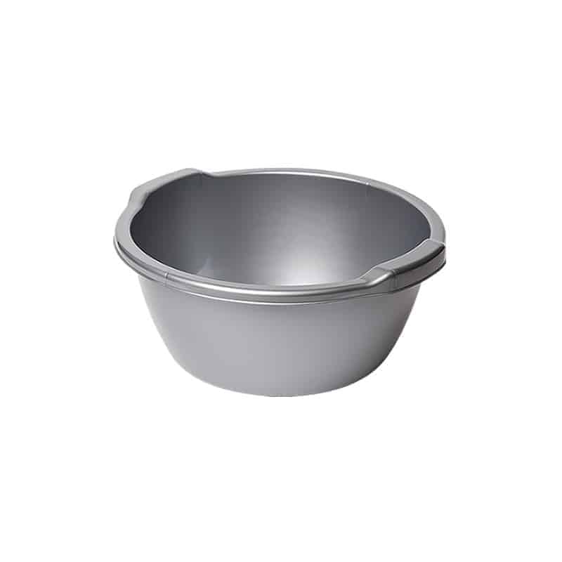 Basin with handles, Round, 3l, Grey