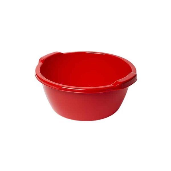Basin with handles, Round, 3l, Red