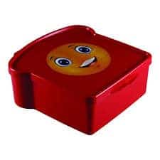 Lunch box, Square, Red