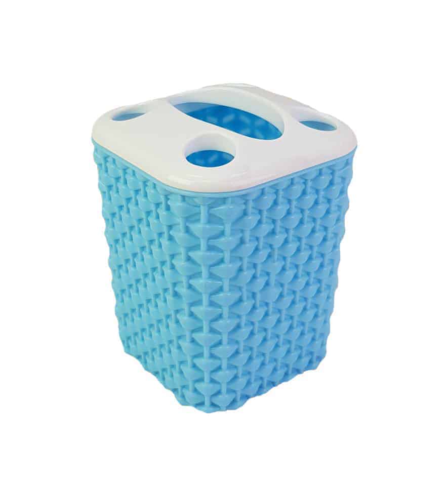 Toothbrush and Toothpaste holder, Blue
